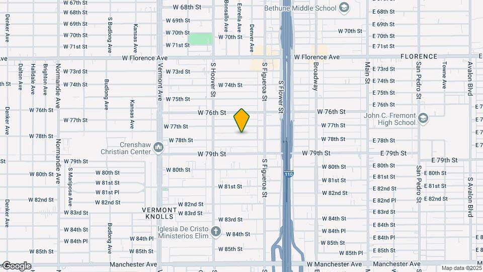 617 W 78th St Map and Location Details