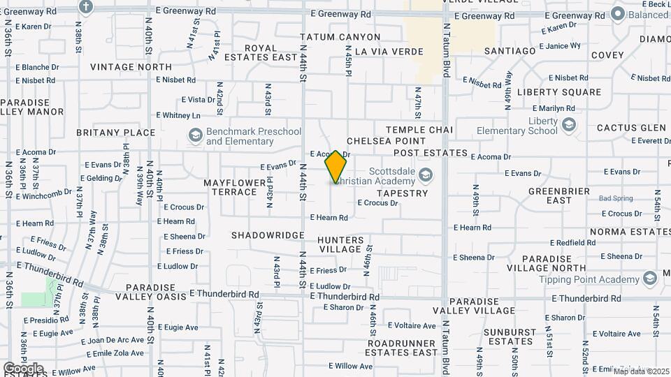 14239 N 45th St Map and Location Details