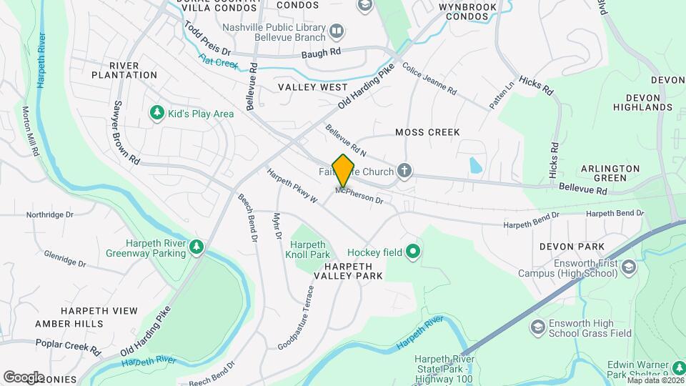741 McPherson Dr Mapa y Detalles de la Ubicación