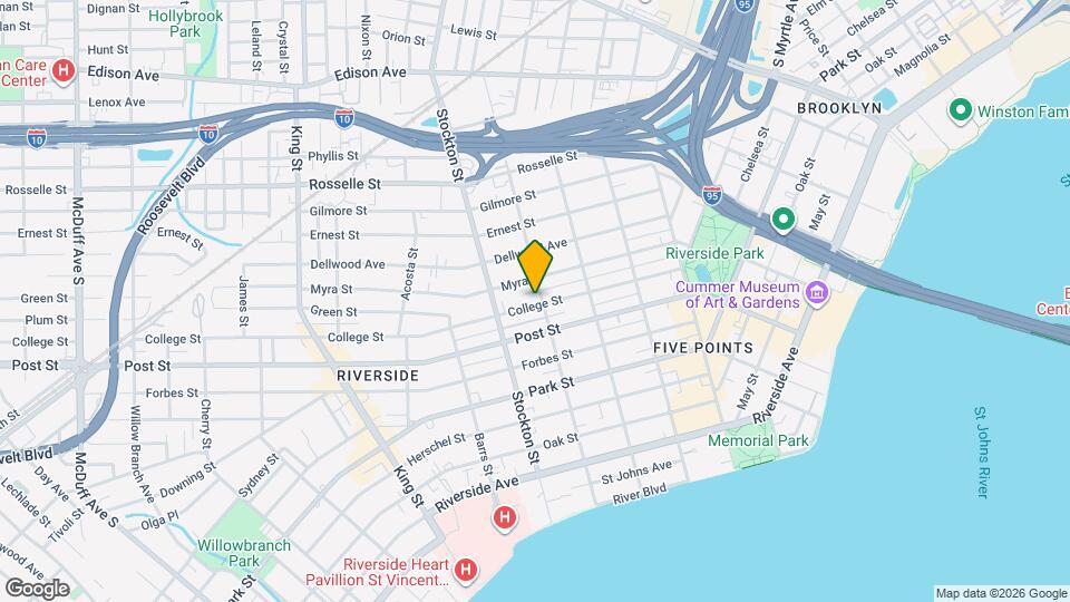 2309 College St Map and Location Details