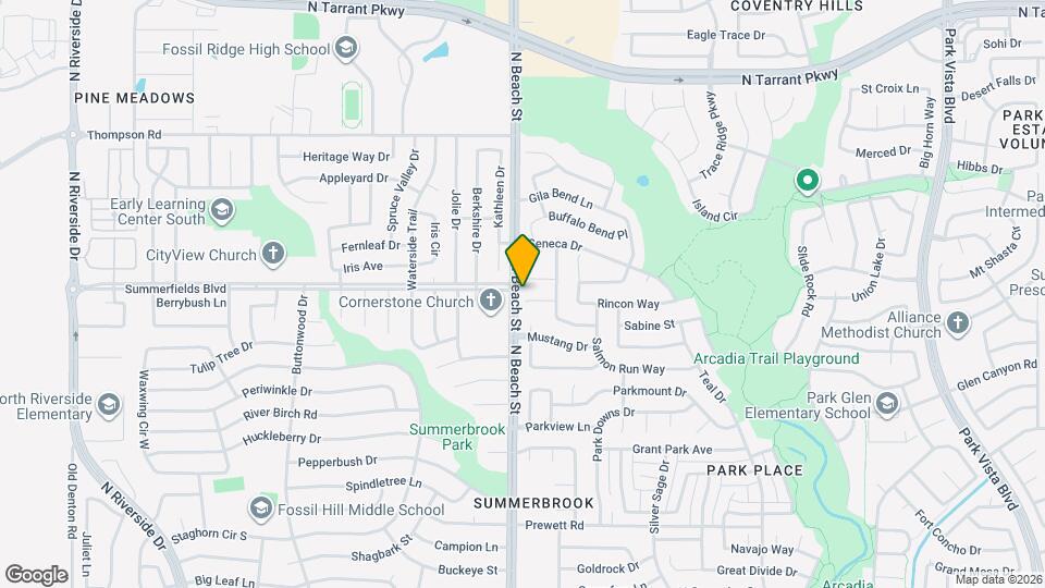 4501 Cave Creek Ct Map and Location Details