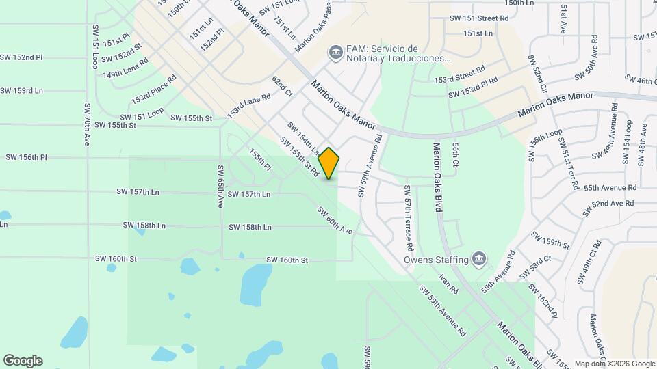 6067 SW 155th St Rd Map and Location Details