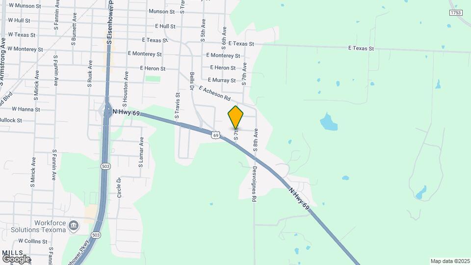 1431 S 7th Ave Map and Location Details