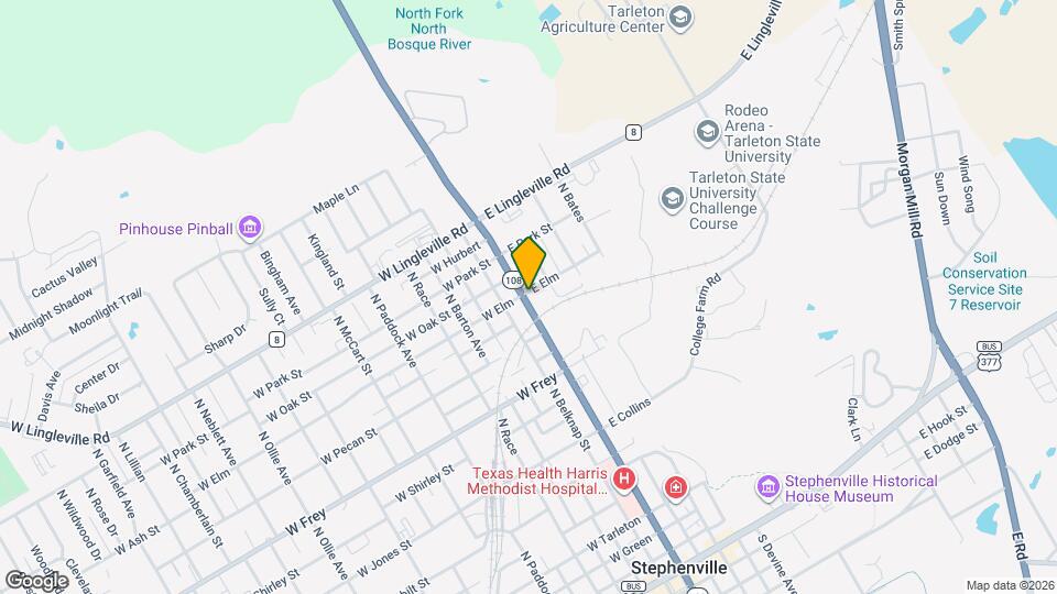 1295 N Graham St Map and Location Details