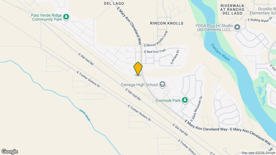 10711 S Miramar Canyon Pass Map and Location Details