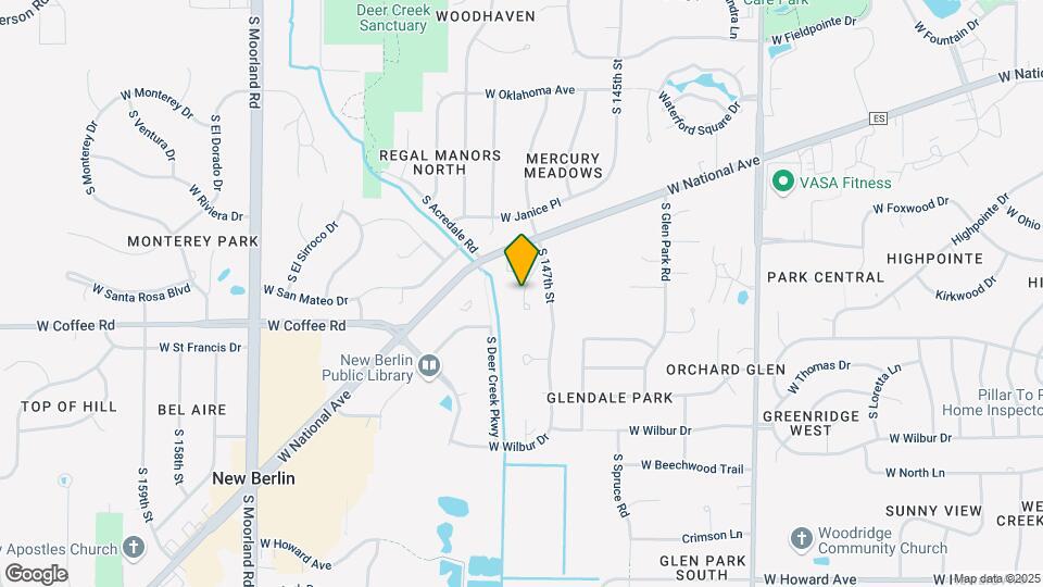 14776 W Hidden Creek Ct Map and Location Details