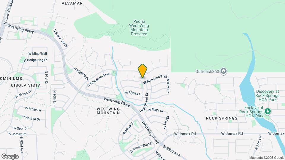 27309 N 84th Dr Mapa y Detalles de la Ubicación