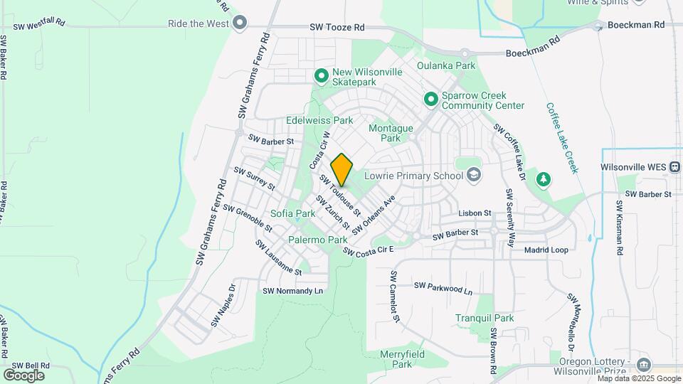 11509 SW Toulouse St Mapa y Detalles de la Ubicación