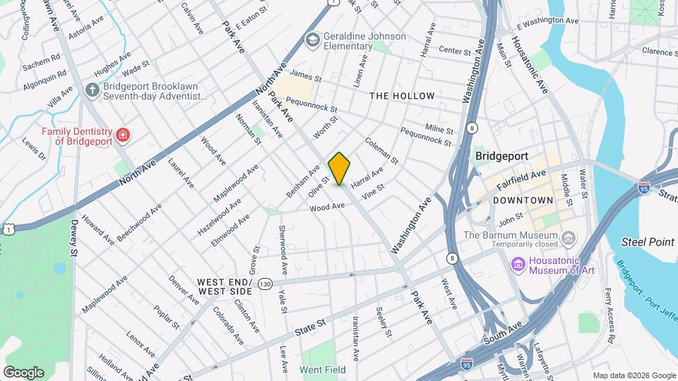 1311 Park Ave Map and Location Details