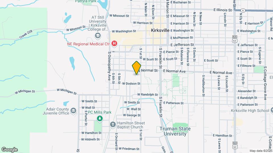 709 S Sheridan St Map and Location Details