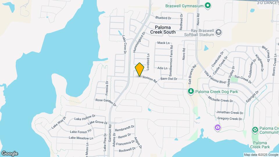 1416 Rosson Rd Map and Location Details