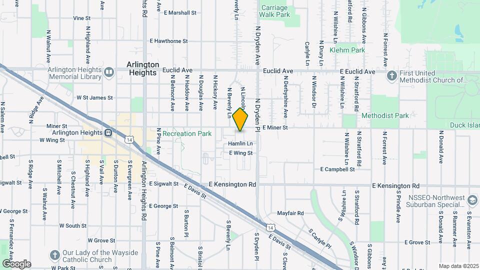 101-111 N Lincoln Ln Map and Location Details