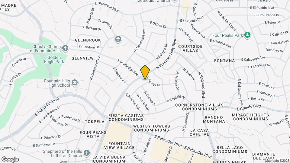 14222 N Brunswick Dr Map and Location Details