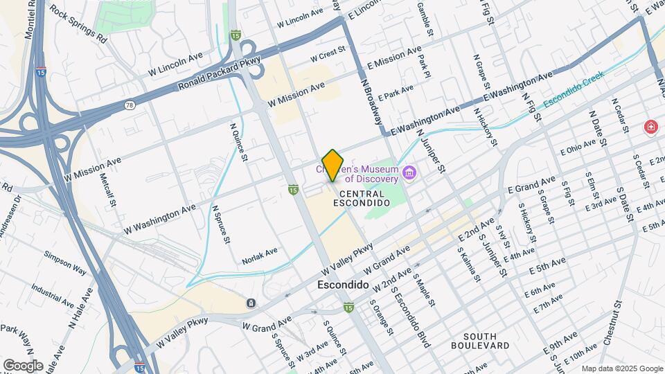 485-499 N Escondido Blvd Map and Location Details
