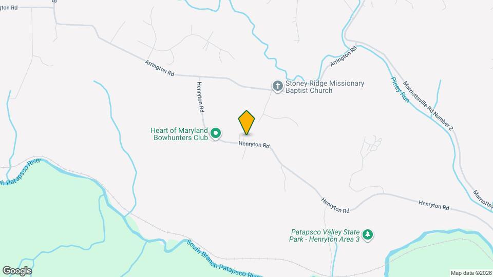 7901 Henryton Rd Map and Location Details