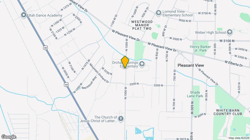 3271 N 1000 W, Unit Basement Mapa y Detalles de la Ubicación