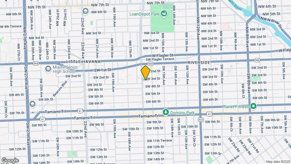 1644 SW 3rd St Mapa y Detalles de la Ubicación