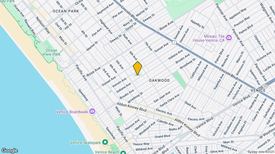 533 Indiana Ave, Unit 533 quarter Map and Location Details