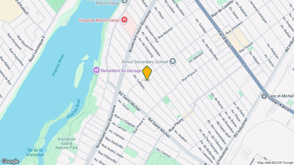 10736-10742 Lausanne Av Map and Location Details