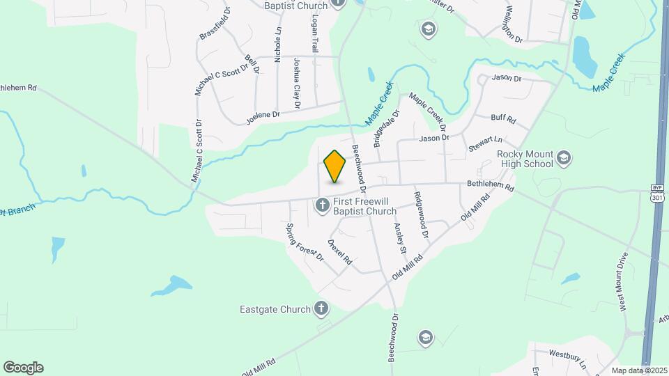 1820 Bethlehem Rd Map and Location Details