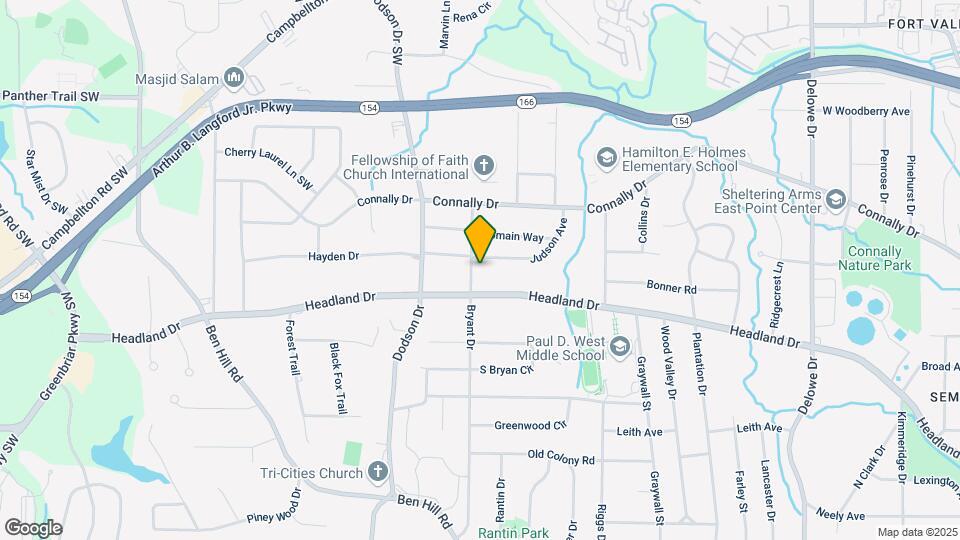 2314 Bryant Dr Map and Location Details