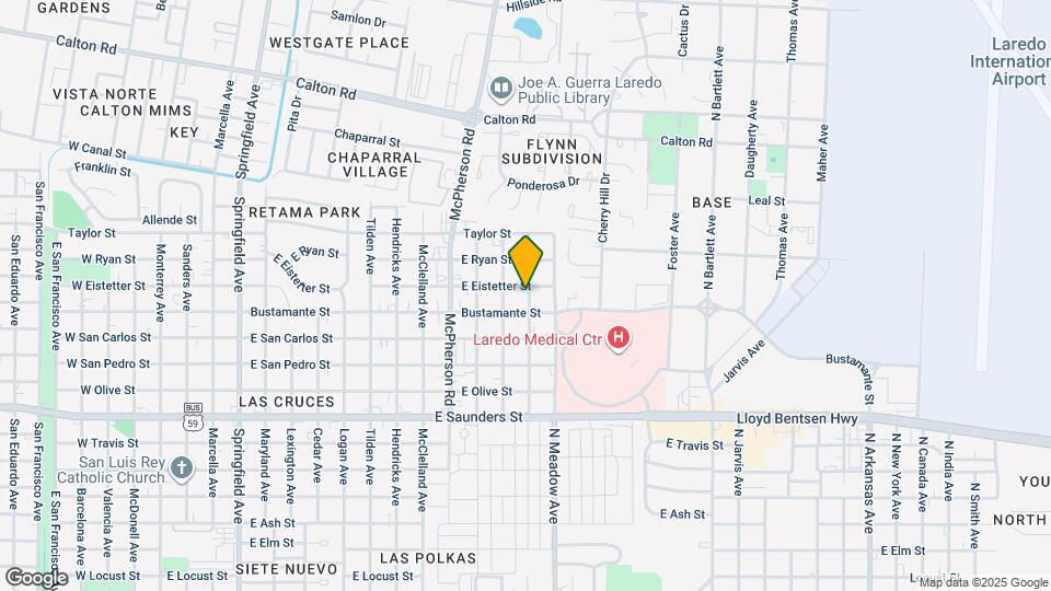 1419 E Eistetter St Map and Location Details