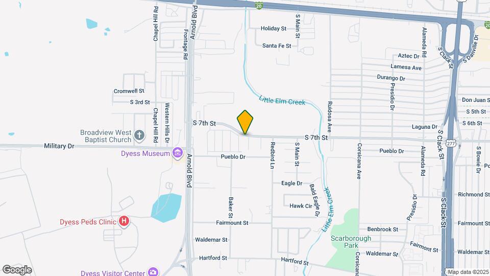 702 Chaparral Cir Map and Location Details