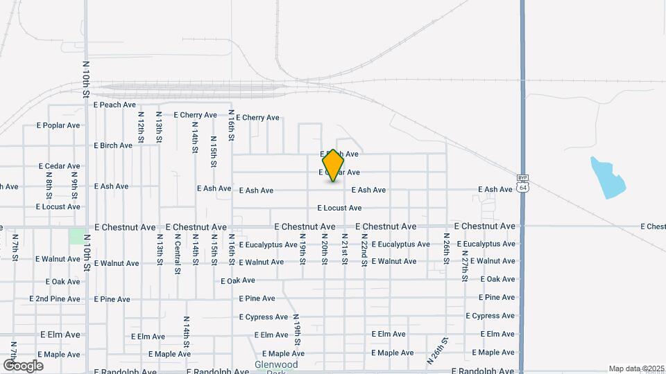 2010 E Ash Ave Map and Location Details