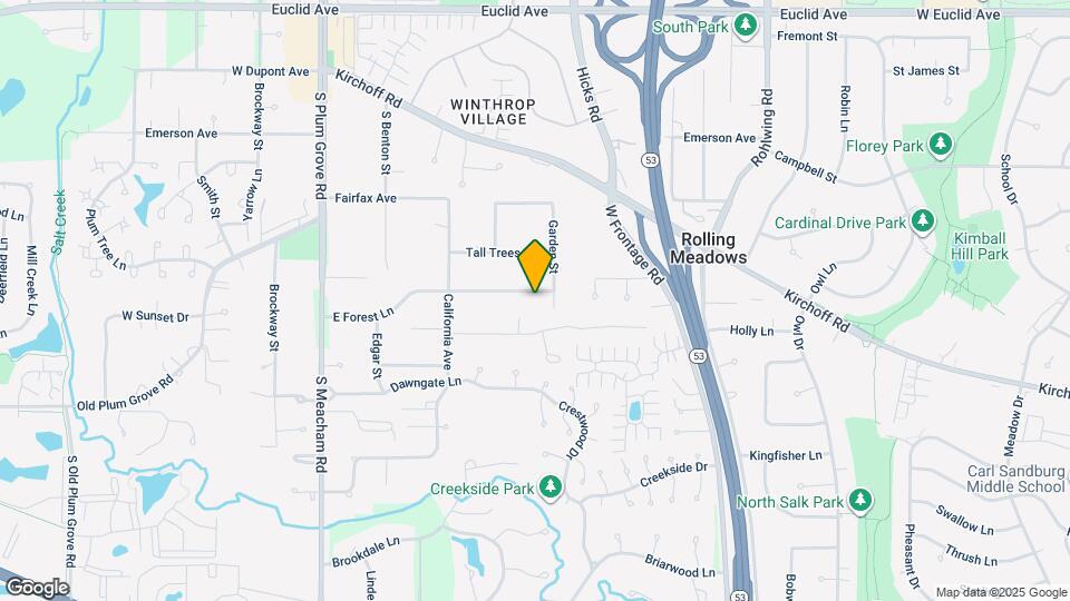 317 E Forest Ln Map and Location Details