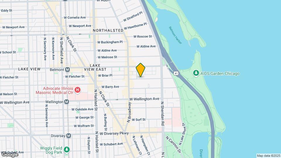 510 W Briar Pl Mapa y Detalles de la Ubicación