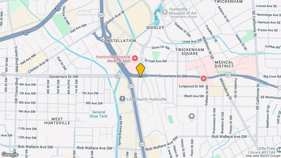 1900 Vanderbilt Cir SW Map and Location Details
