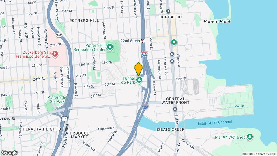 1468 25th St Map and Location Details