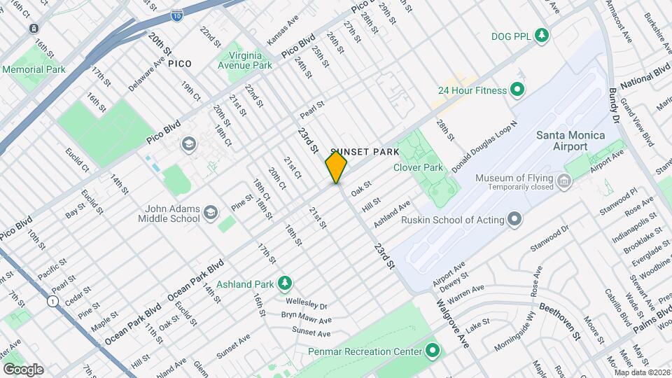 2220 Ocean Park Blvd Map and Location Details