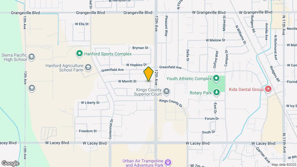1745 W Merritt St Map and Location Details