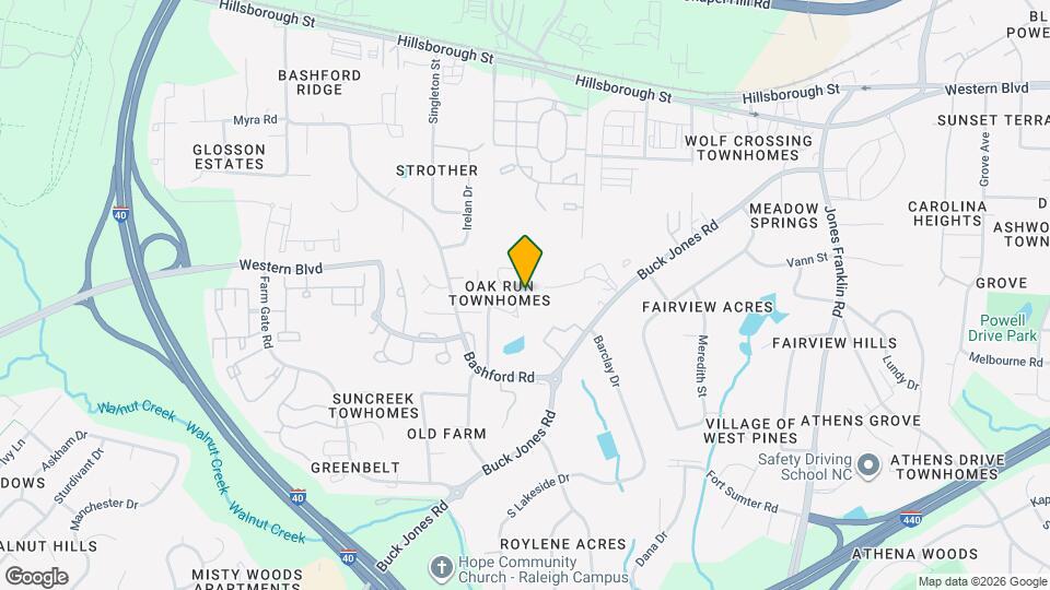 533 Oak Run Dr Mapa y Detalles de la Ubicación