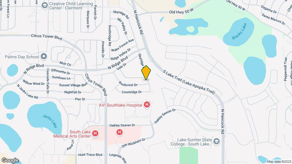 2046 Knollcrest Dr Map and Location Details