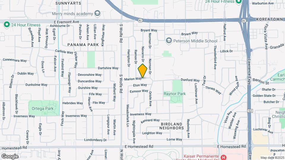 956 Marion Way Map and Location Details