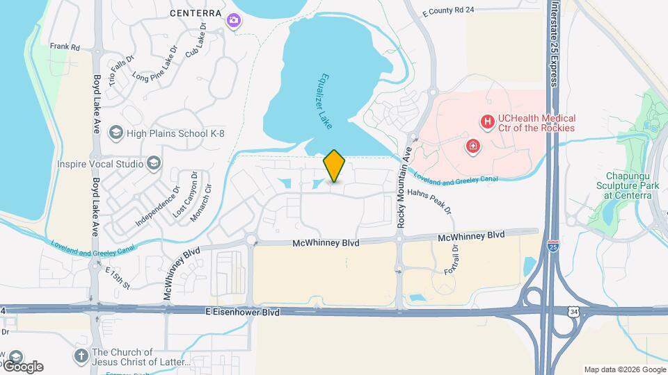 4955 Hahns Peak Dr Map and Location Details