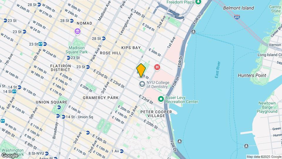 325 E 25th St Mapa y Detalles de la Ubicación