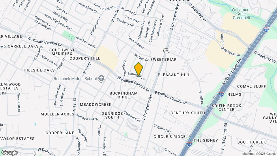 201 Starbright Dr Map and Location Details