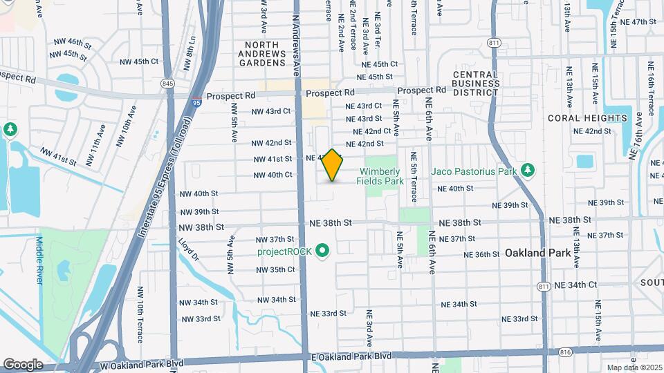 190 NE 40th St, Unit 194 Mapa y Detalles de la Ubicación