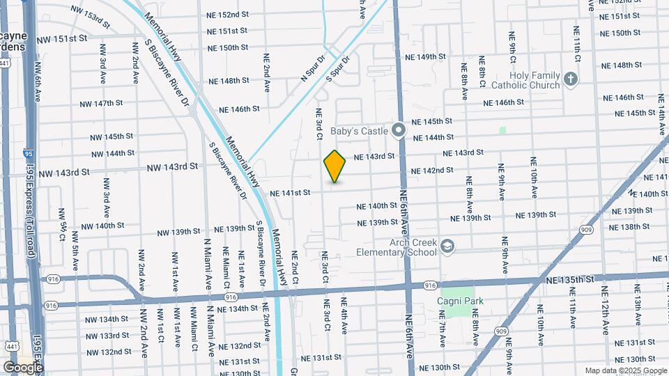 14100 NE 4th Ave Map and Location Details