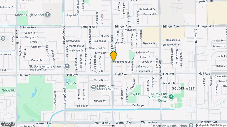 6502 Edgemont Dr Map and Location Details
