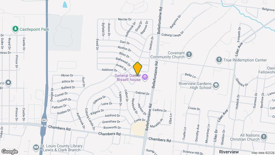 1015 Avant Dr Map and Location Details