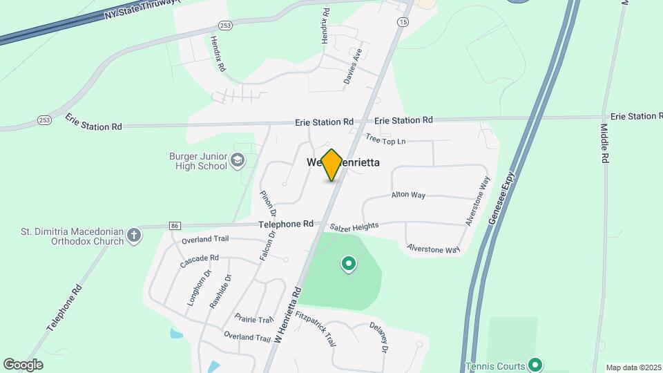 5835 W Henrietta Rd Map and Location Details