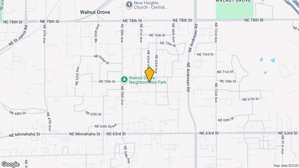 6809 NE 62nd Ct Map and Location Details