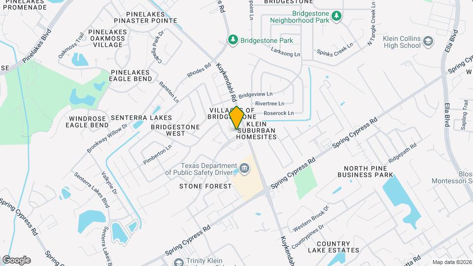 5015 Bridgecrossing Ct Map and Location Details