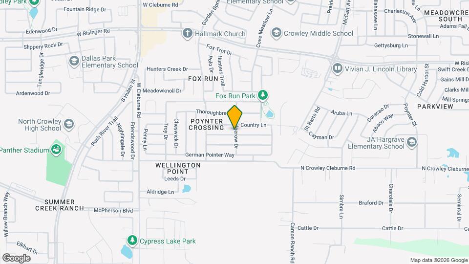 3944 Foxhound Ln Map and Location Details