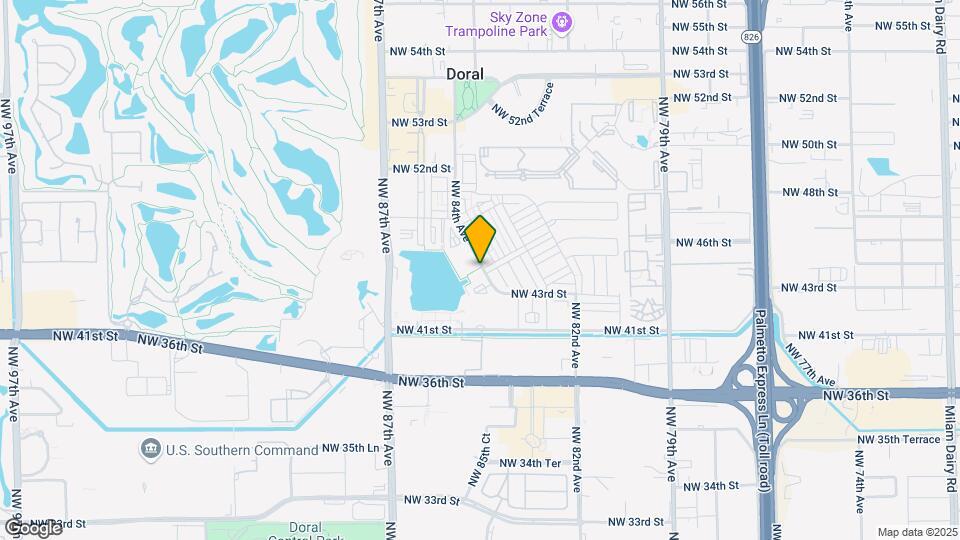 4640 NW 84th Ave Map and Location Details