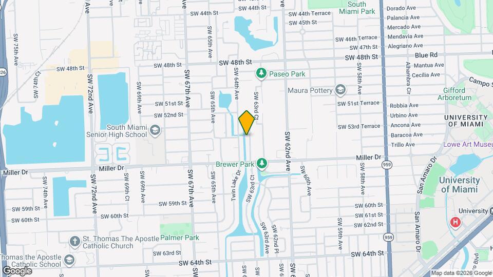 5400 SW 63rd Ct Map and Location Details